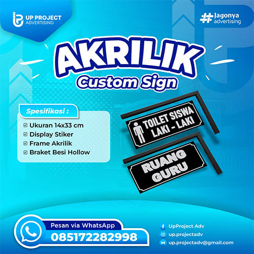 Akrilik Custom Sign