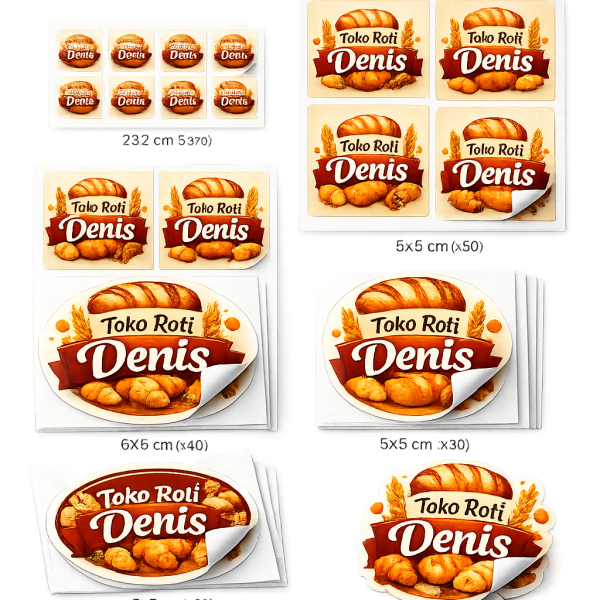 stiker label dan stiker kemasan